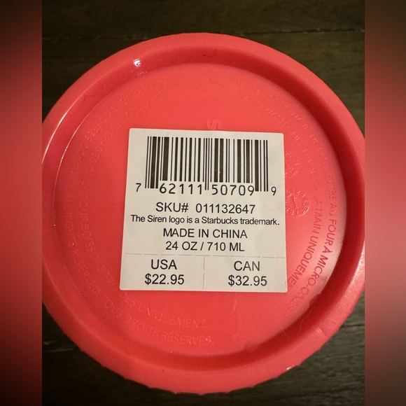 Starbucks Dragon fruit Studded Tumbler Limited Edition Summer 2022 Venti 24 oz - Picture 6 of 6